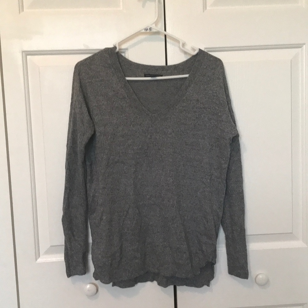 Grey American eagle long sleeve sweater